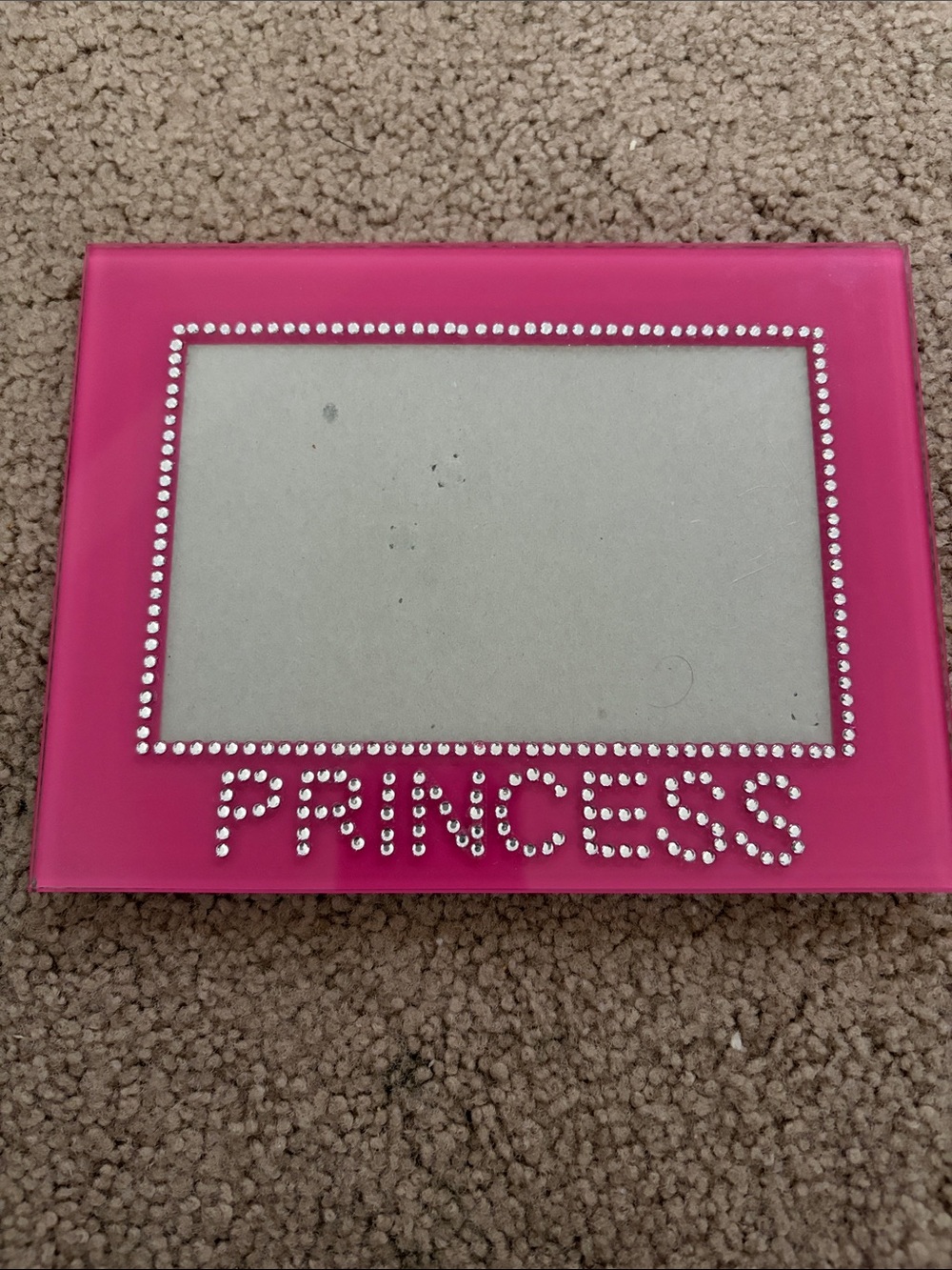 Princess Pink Rhinestone Photo Frame - Kids Accessories